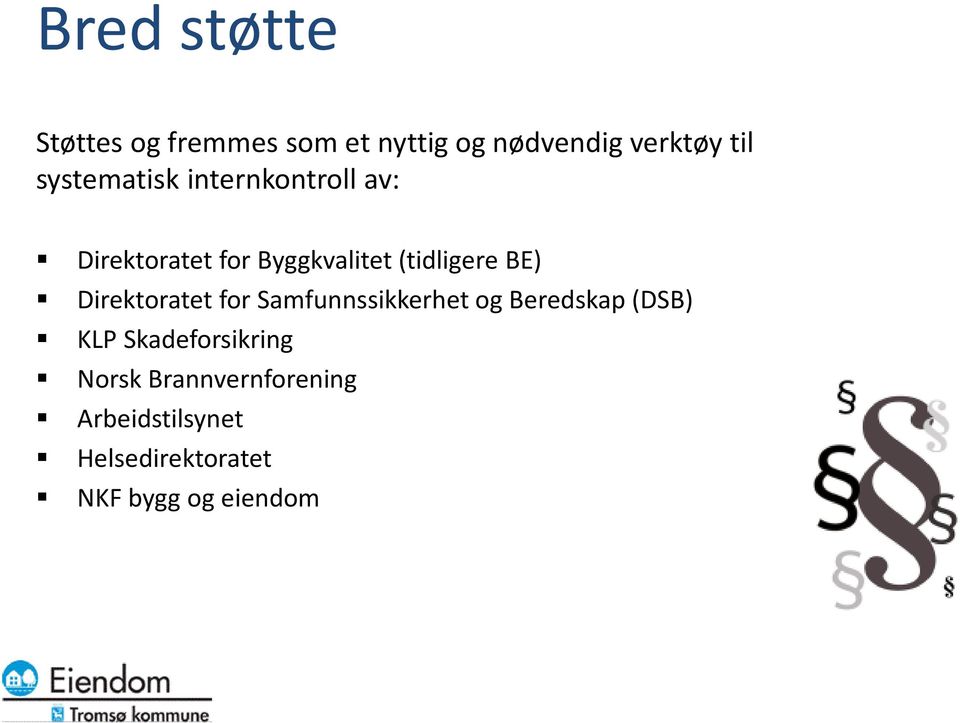 BE) Direktoratet for Samfunnssikkerhet og Beredskap (DSB) KLP