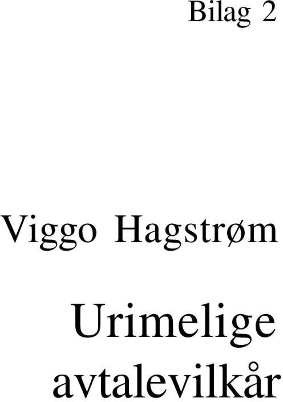 Hagstrøm