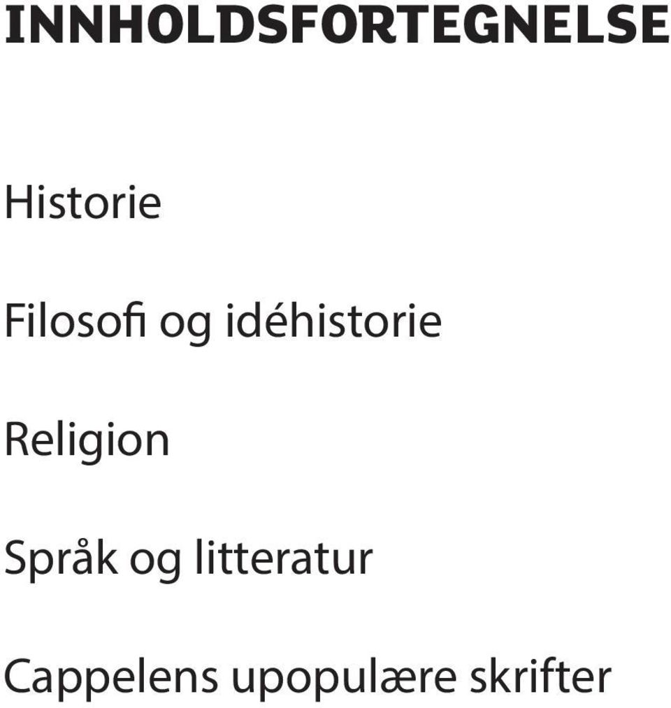 idéhistorie Religion Språk