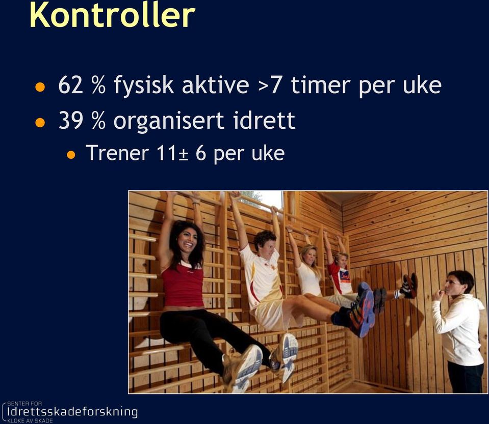 uke 39 % organisert