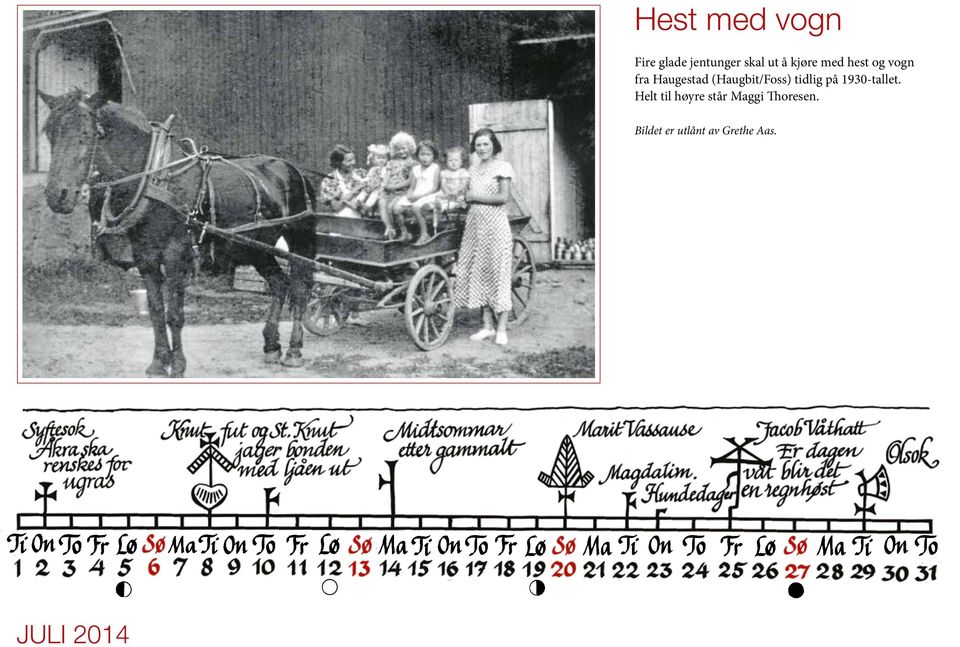 (Haugbit/Foss) tidlig på 1930-tallet.