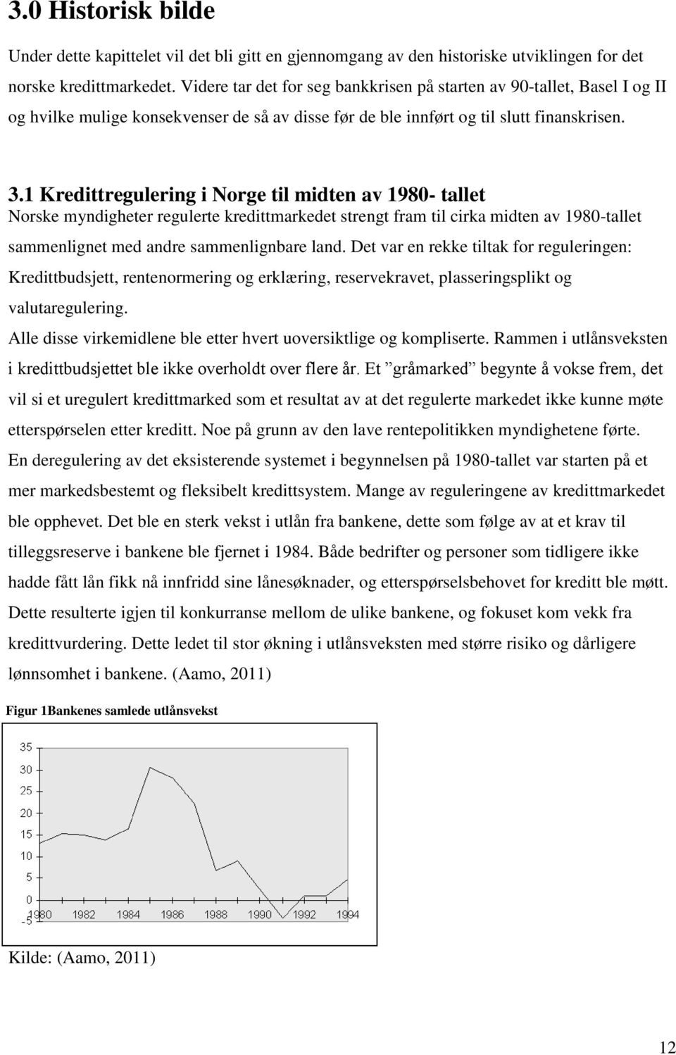 1 Kredittregulering i Norge til midten av 1980- tallet Norske myndigheter regulerte kredittmarkedet strengt fram til cirka midten av 1980-tallet sammenlignet med andre sammenlignbare land.