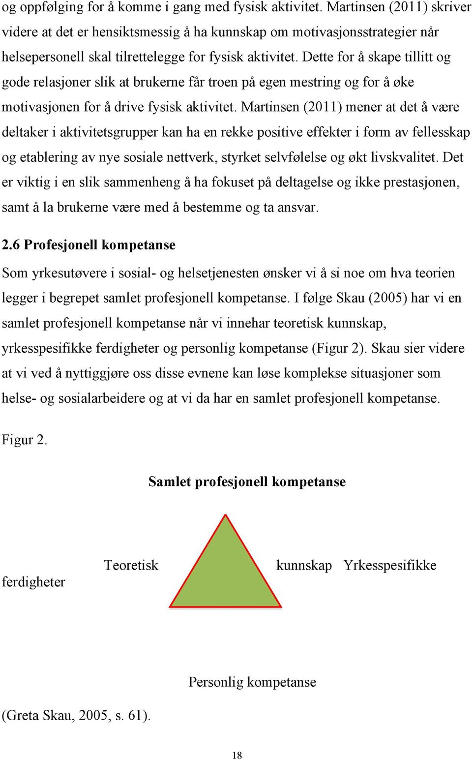 Dette for å skape tillitt og gode relasjoner slik at brukerne får troen på egen mestring og for å øke motivasjonen for å drive fysisk aktivitet.