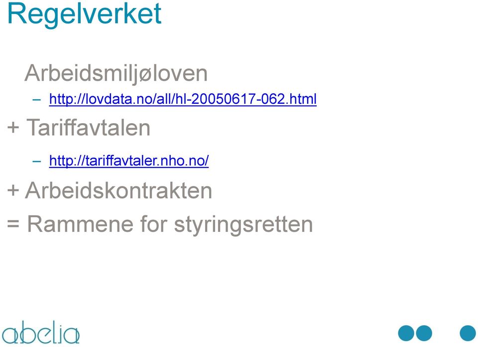 html + Tariffavtalen http://tariffavtaler.