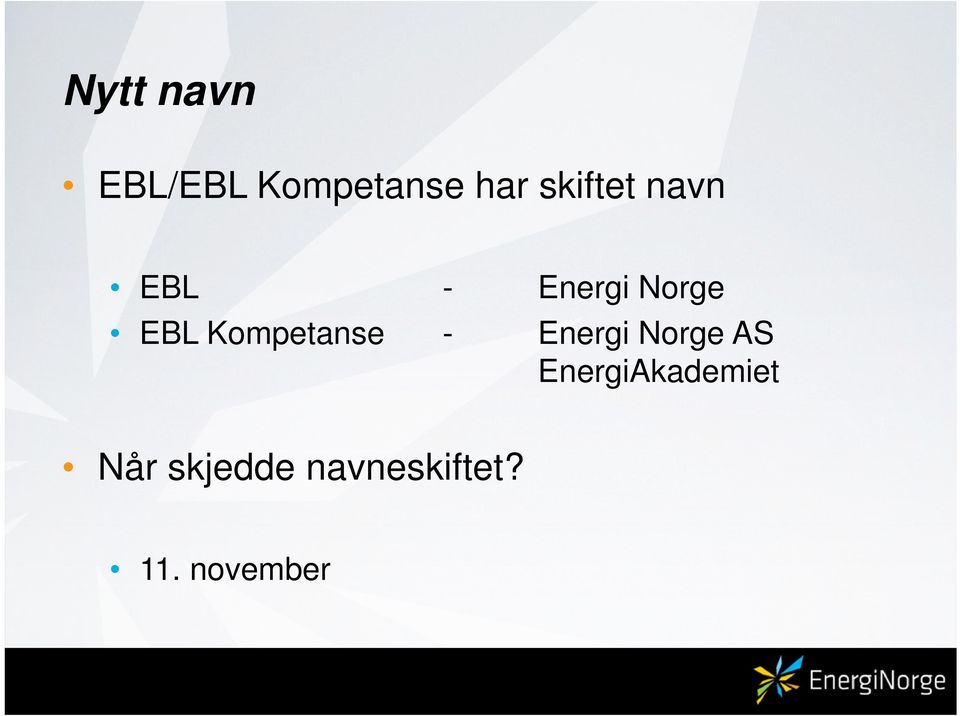 Kompetanse - Energi Norge AS