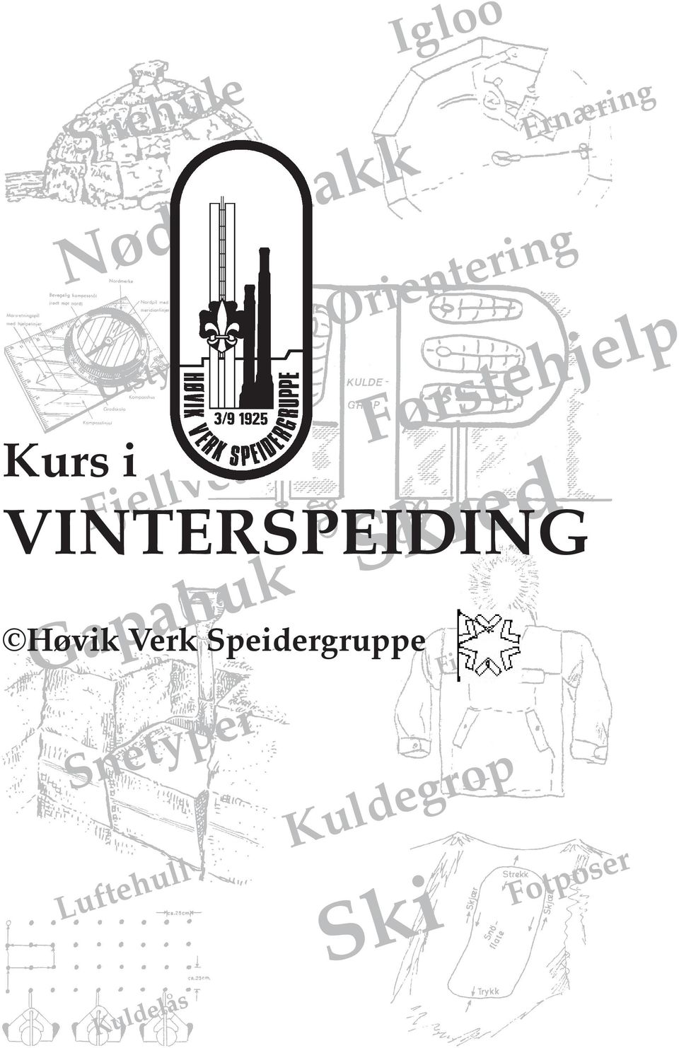 VINTERSPEIDING Høvik Verk Speidergruppe Gapahuk Skred