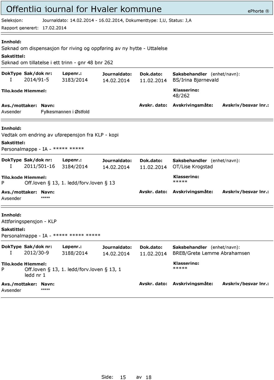 i ett trinn - gnr 48 bnr 262 2014/91-5 3183/2014 11.02.