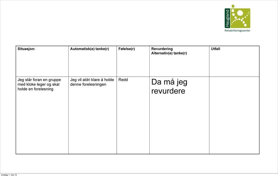 med kloke leger og skal holde en forelesning Jeg vil