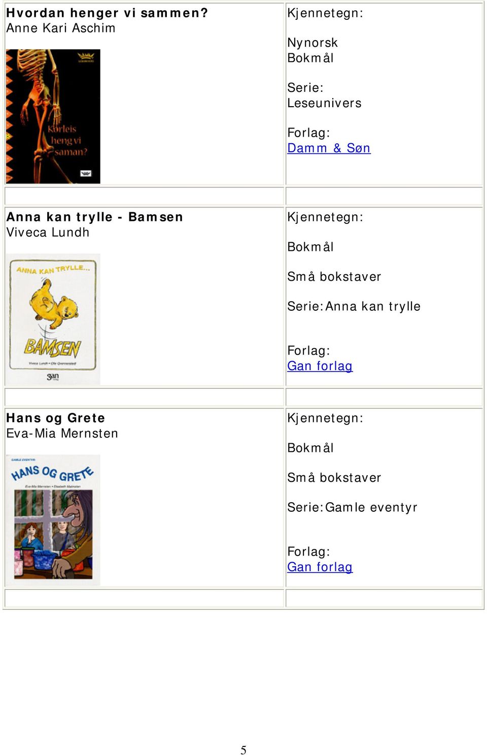 Anna kan trylle - Bamsen Viveca Lundh