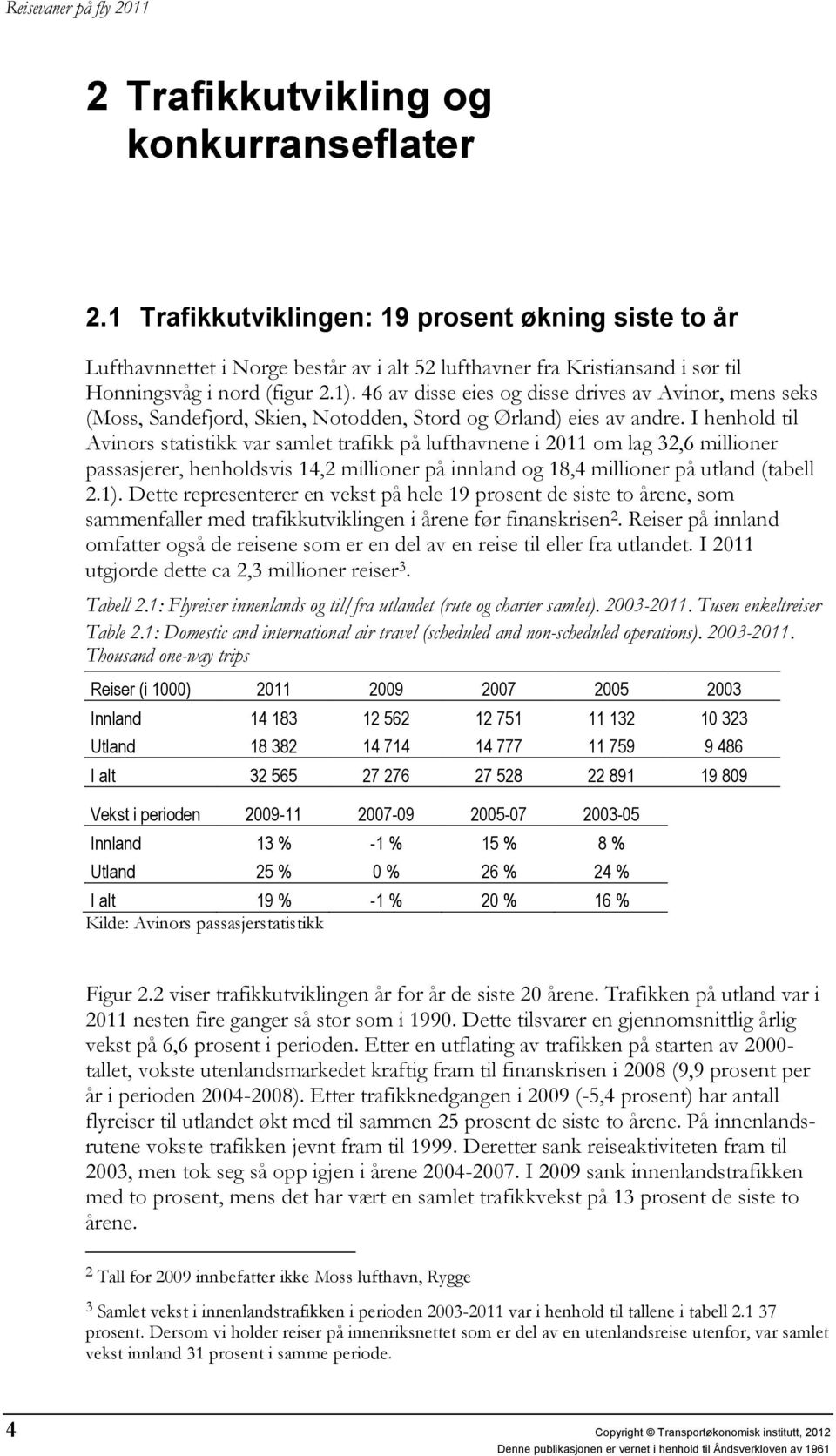 46 av disse eies og disse drives av Avinor, mens seks (Moss, Sandefjord, Skien, Notodden, Stord og Ørland) eies av andre.