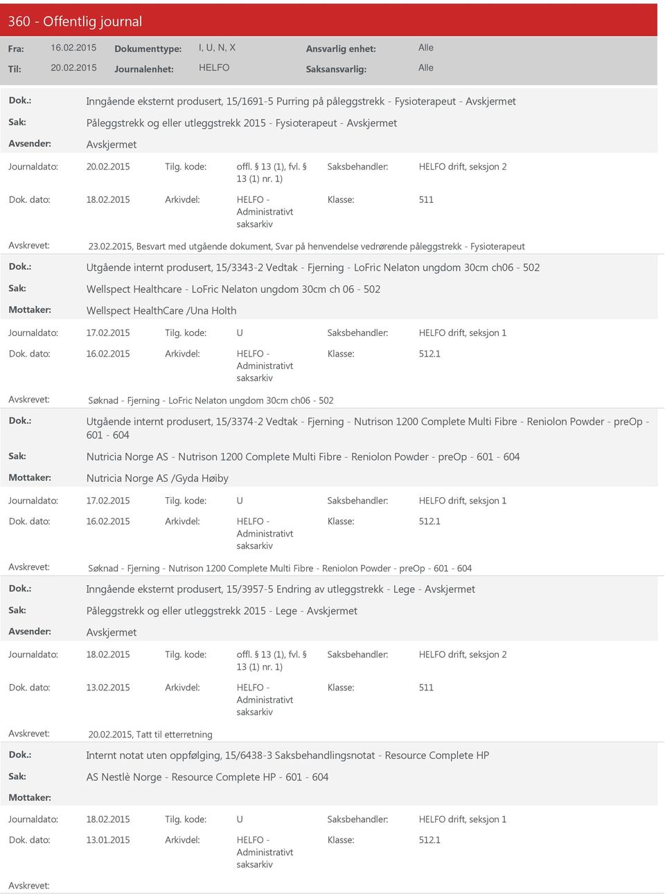 2015 Arkivdel: - 23.02.