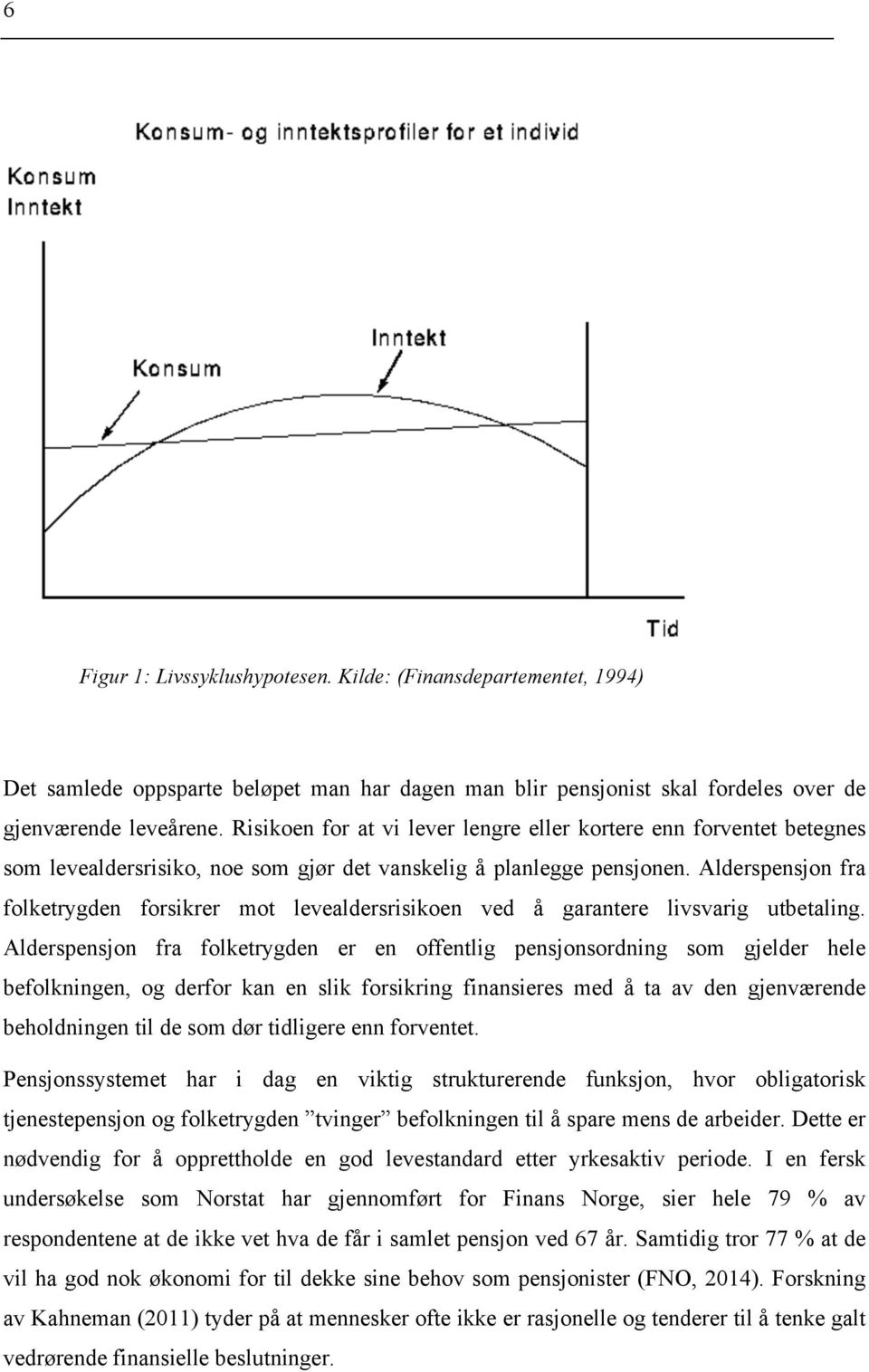 Alderspensjon fra folketrygden forsikrer mot levealdersrisikoen ved å garantere livsvarig utbetaling.