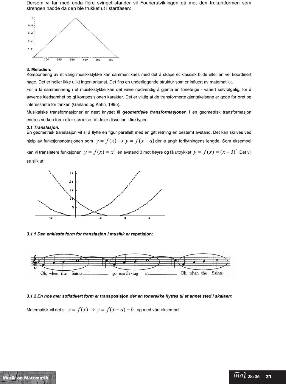 Det fins en underliggende struktur som er influert av matematikk.