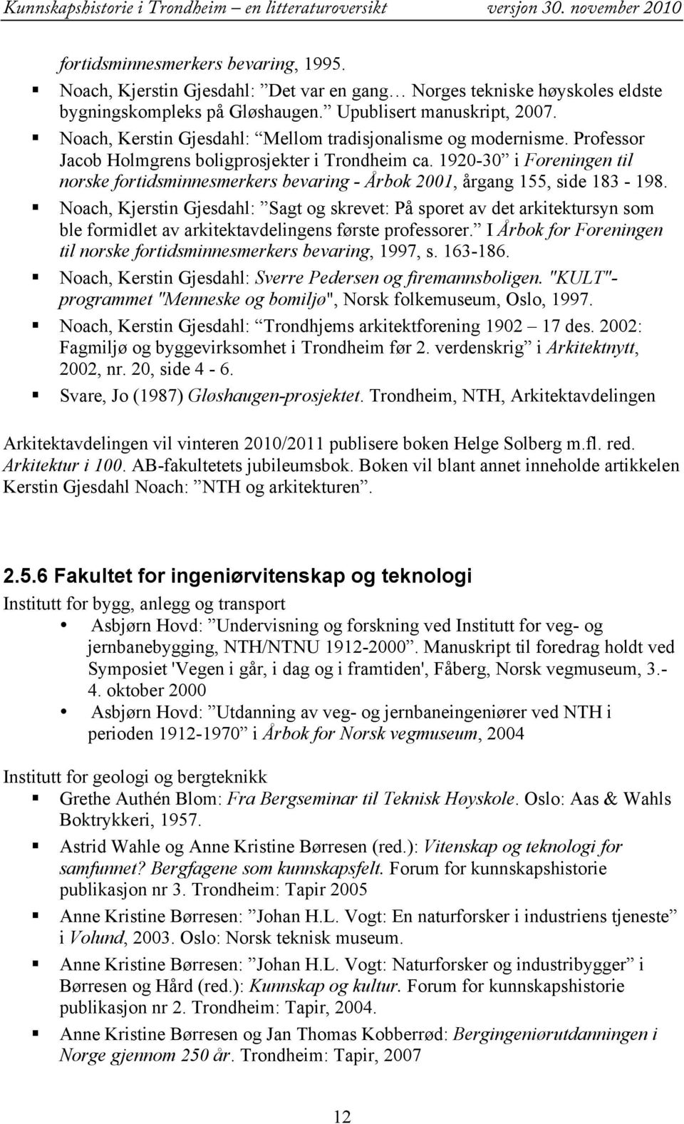 1920-30 i Foreningen til norske fortidsminnesmerkers bevaring - Årbok 2001, årgang 155, side 183-198.