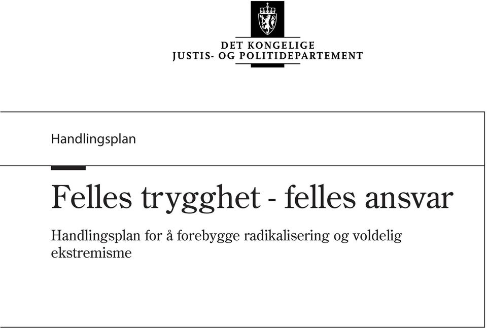 Handlingsplan for å