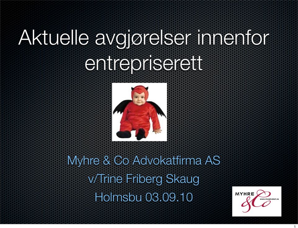 Myhre & Co Advokatfirma AS