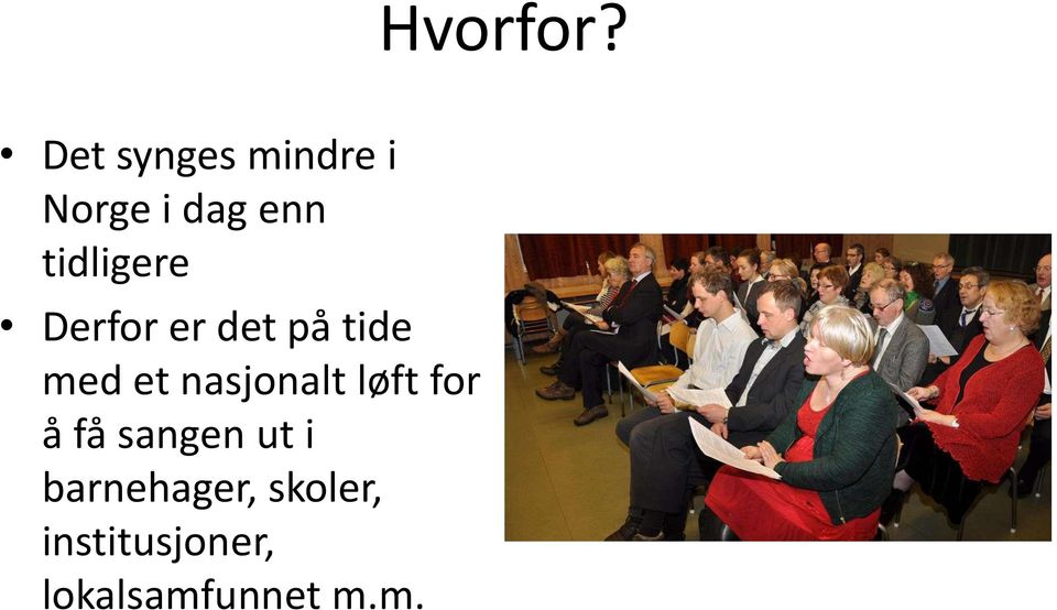 tidligere Derfor er det på tide med et