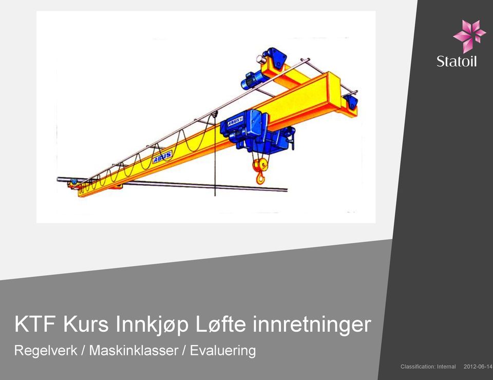 Maskinklasser / Evaluering