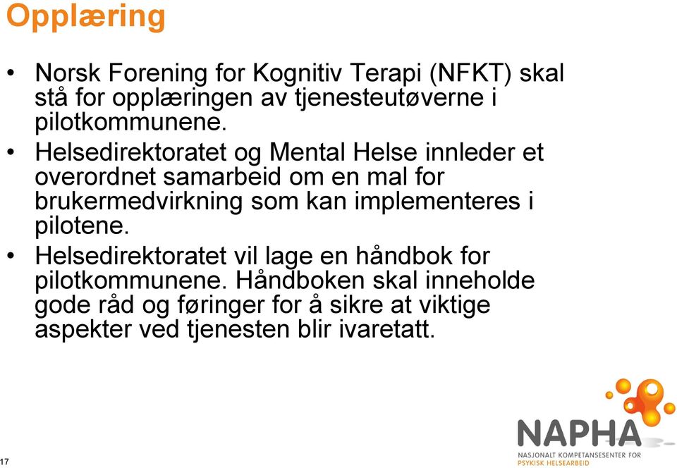 Helsedirektoratet og Mental Helse innleder et overordnet samarbeid om en mal for brukermedvirkning som