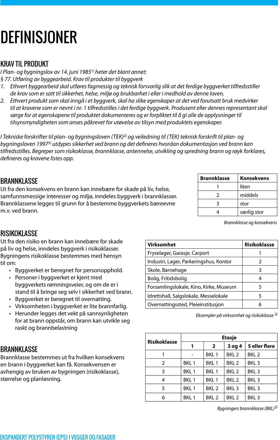 denne loven. 2. Ethvert produkt som skal inngå i et byggverk, skal ha slike egenskaper at det ved forutsatt bruk medvirker til at kravene som er nevnt i nr. 1 tilfredsstilles i det ferdige byggverk.