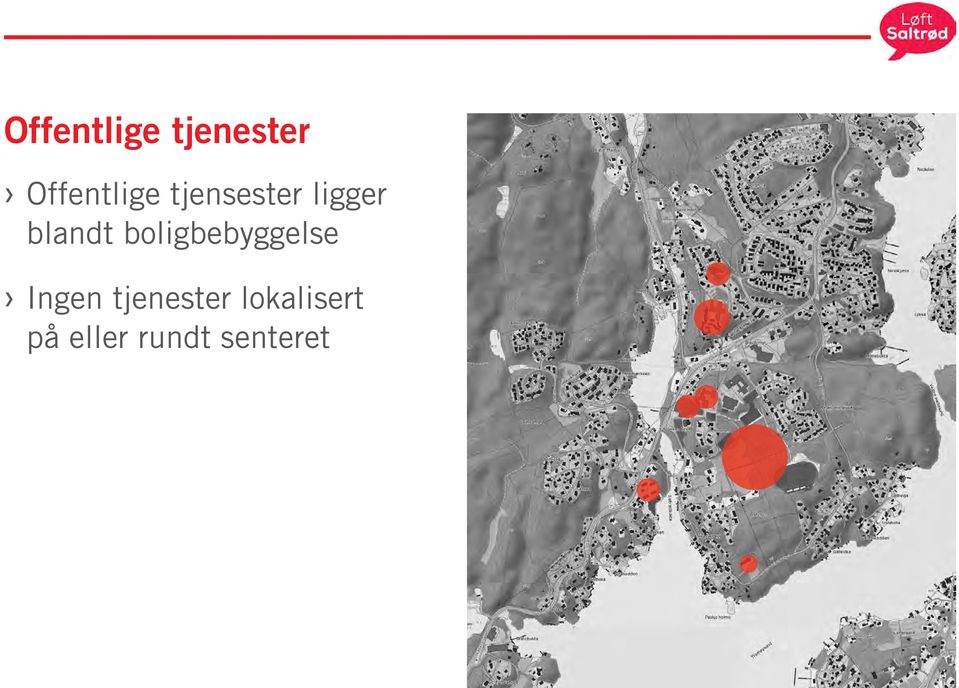 blandt boligbebyggelse Ingen