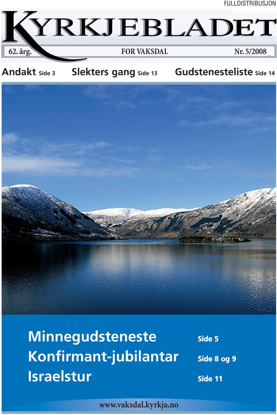 Gudstenesteliste Side 14 Minnegudsteneste Side 5