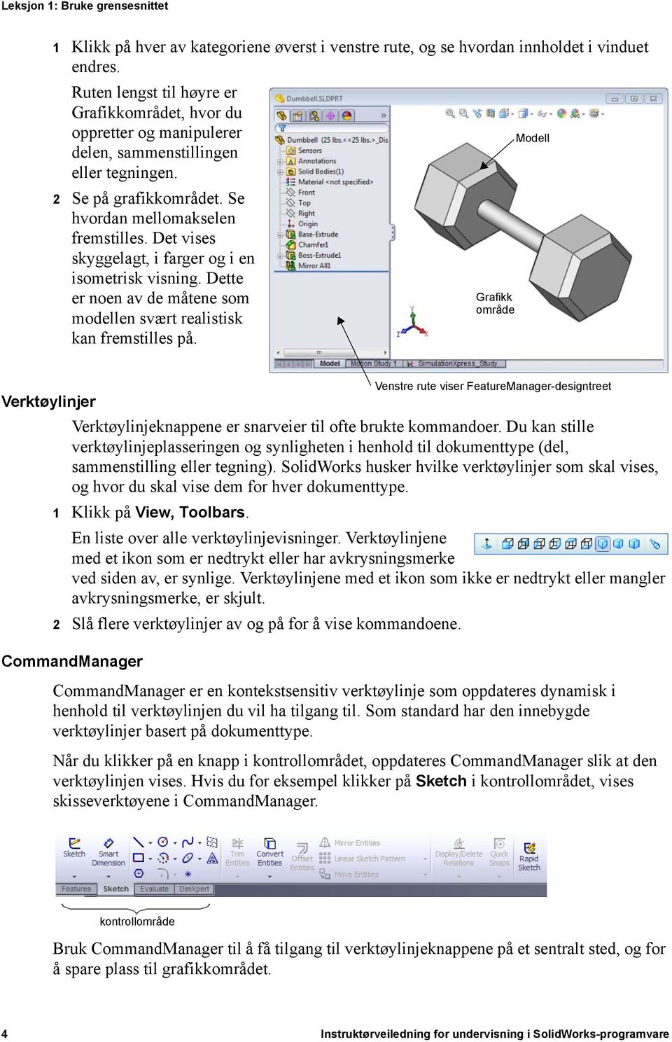 Det vises skyggelagt, i farger og i en isometrisk visning. Dette er noen av de måtene som modellen svært realistisk kan fremstilles på.