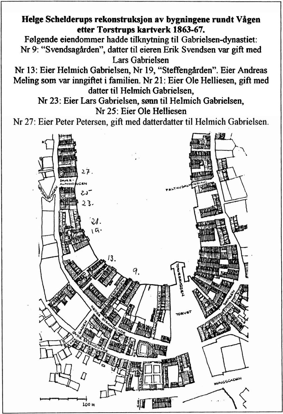 gifi med Lars Gabrielsen Nr 13: Eier Helmich Gabrielsen, Nr 19, "Steffengården".