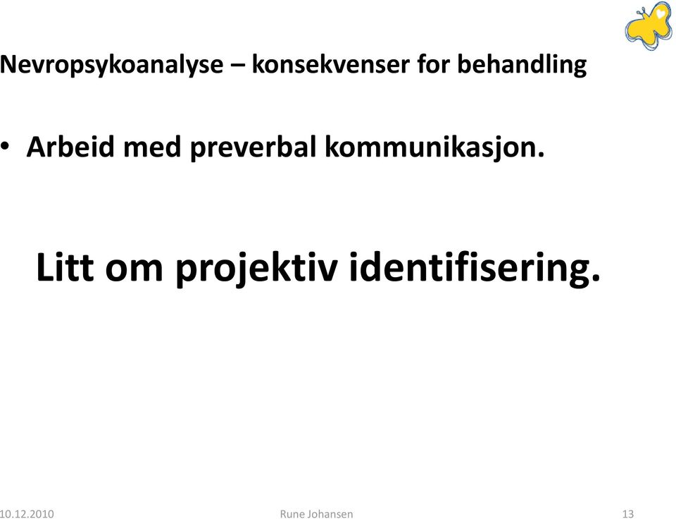 Arbeid med preverbal