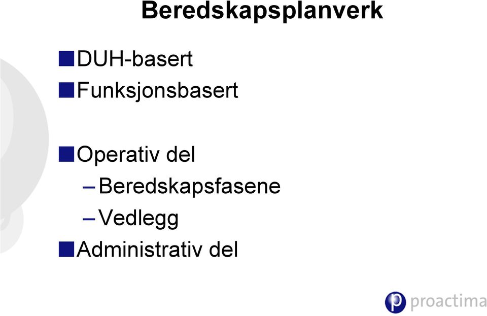 Funksjonsbasert Operativ