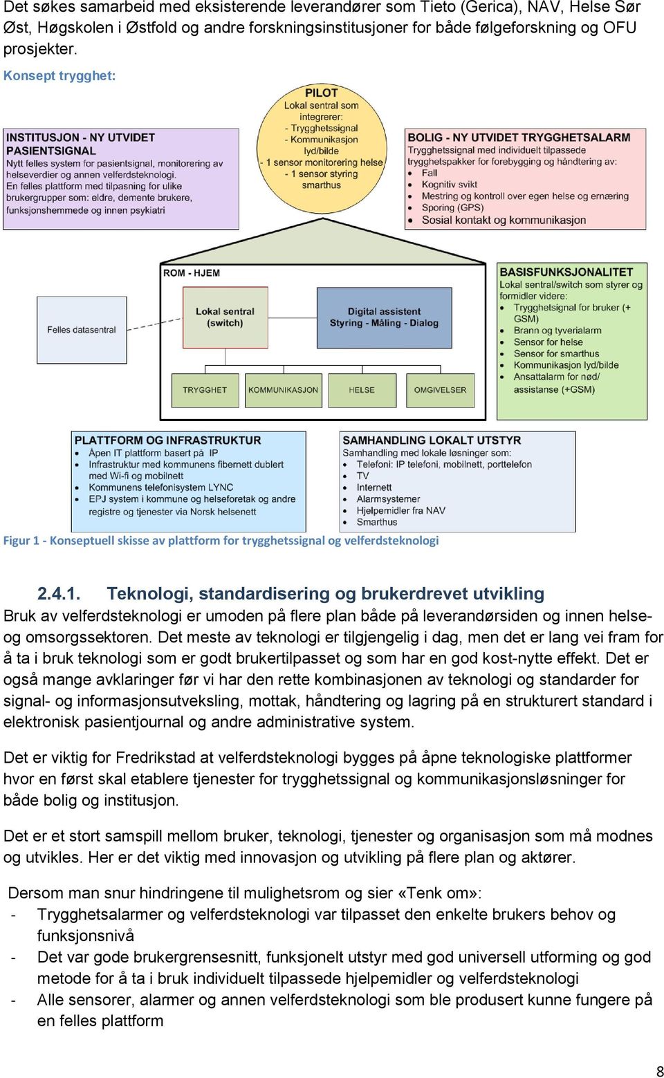 Det meste av teknologi er tilgjengelig i dag, men det er lang vei fram for å ta i bruk teknologi som er godt brukertilpasset og som har en god kost-nytte effekt.