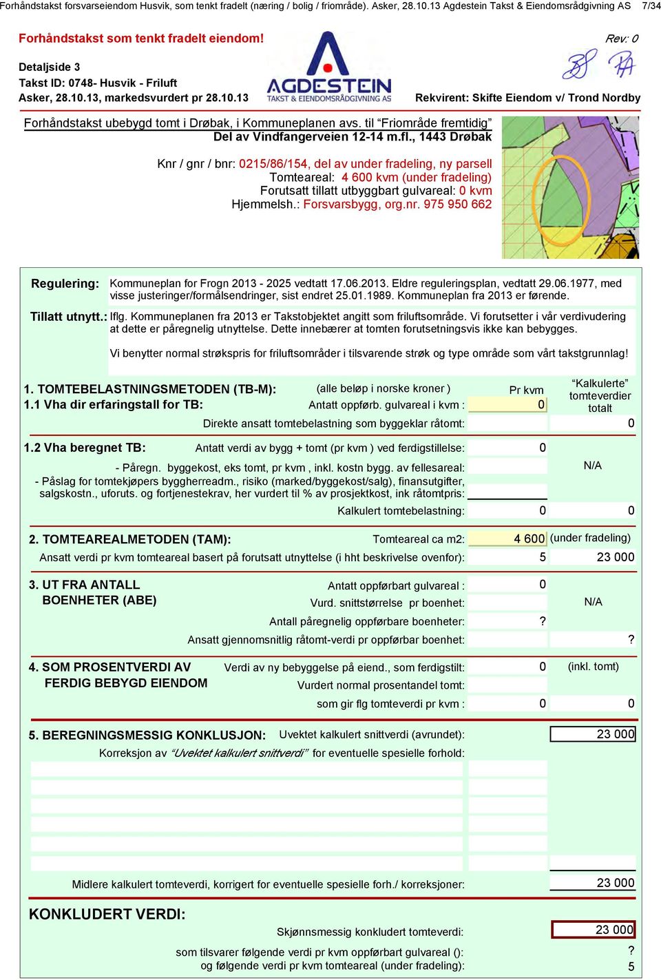 til Friområde fremtidig Del av Vindfangerveien 12-14 m.fl.