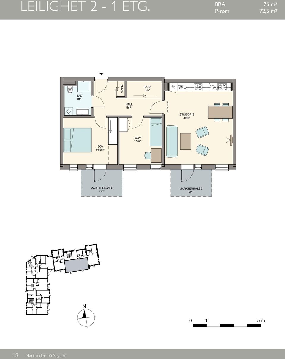 GARD. 9m² 9m² 3m² 3m² OV I OV I 30m² 30m² 11m² 14.5m² 14.