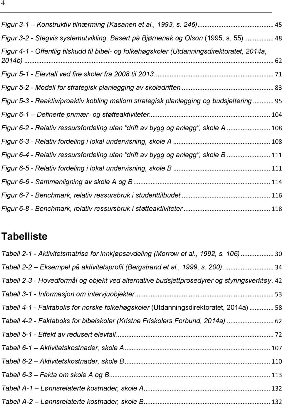 .. 71 Figur 5-2 - Modell for strategisk planlegging av skoledriften... 83 Figur 5-3 - Reaktiv/proaktiv kobling mellom strategisk planlegging og budsjettering.