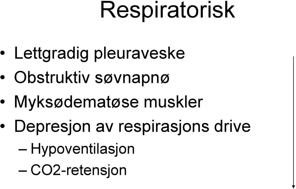 Myksødematøse muskler Depresjon av