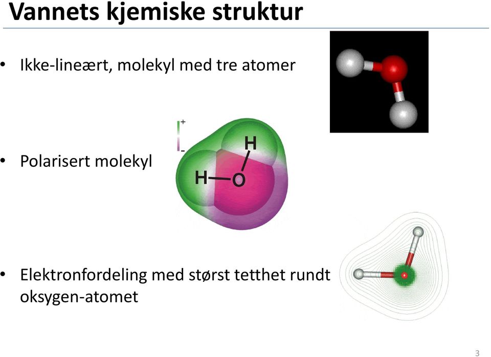 atomer Polarisert molekyl