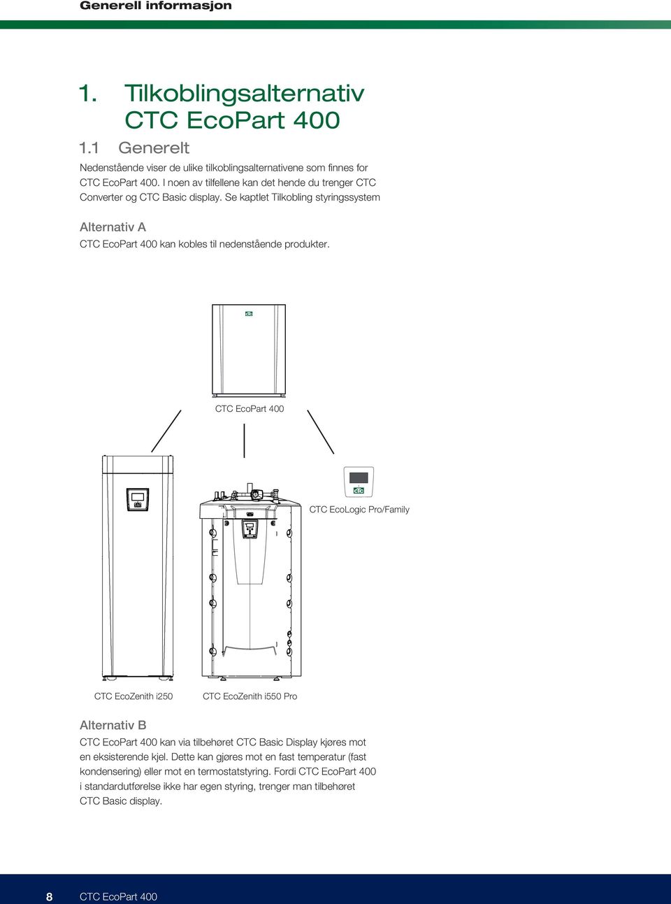 CTC EcoLogic Pro CTC Basic Display C Basic Display CTC EcoLogic Pro CTC EcoZenith V3 CTC EcoLogic Pro/Family CTC EcoEl V3 CTC EcoLogic V3 CTC Basic Display CTC EcoZenith i5 CTC EcoZenith i250 CTC