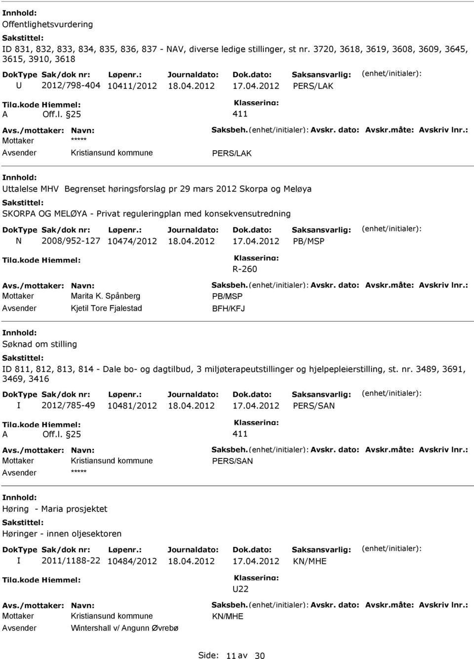 : ttalelse MHV Begrenset høringsforslag pr 29 mars 2012 Skorpa og Meløya SKORPA OG MELØYA - Privat reguleringplan med konsekvensutredning N 2008/952-127 10474/2012 PB/MSP R-260 Avs.: Marita K.