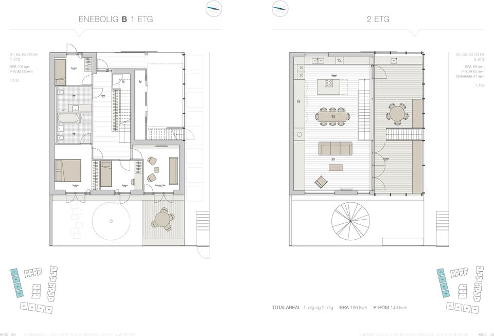 30 m² Stue 30 m² Terrasse 43 m² Terrasse 43 m² Soverom 12 m² Soverom 12 m² Soverom 8 m² Soverom 8 m² Soverom / Stue 11 m² Soverom / Stue 11 m² D3 D3 B1 C1 C2 C3 C4 D2 B1 C1 C2 C3 C4 D2 B2 D1 B2 D1 B3