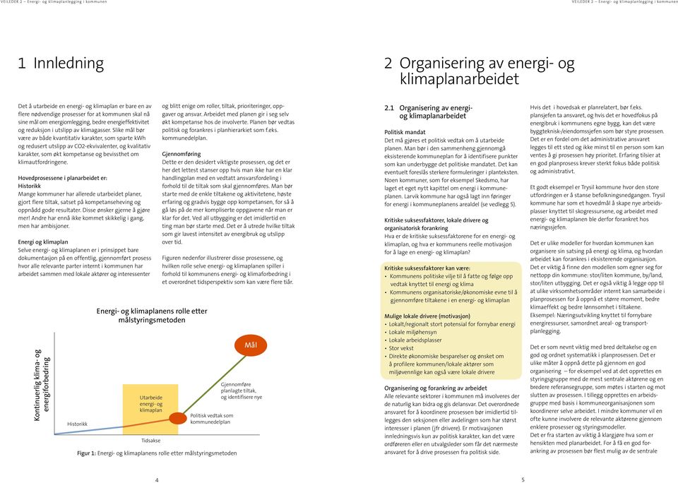 Slike mål bør være av både kvantitativ karakter, som sparte kwh og redusert utslipp av CO2-ekvivalenter, og kvalitativ karakter, som økt kompetanse og bevissthet om klimautfordringene.