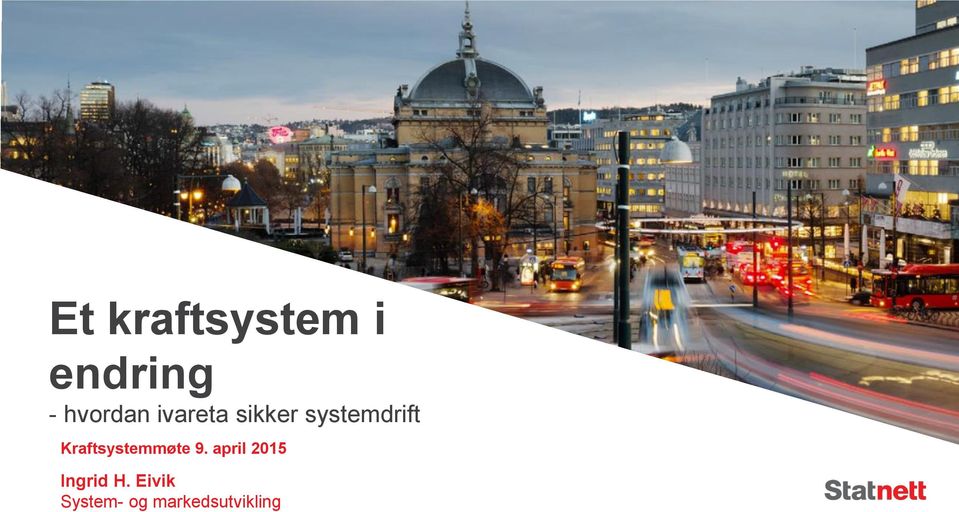 systemdrift Kraftsystemmøte 9.