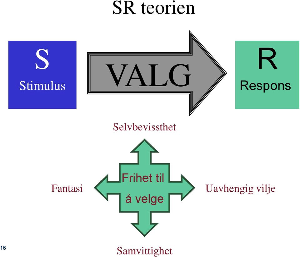 Fantasi Frihet til å velge