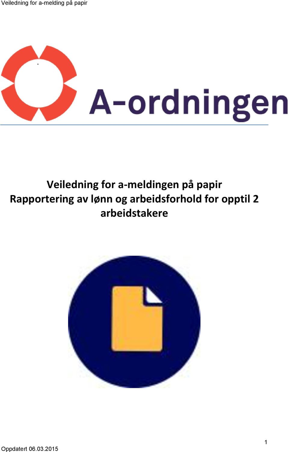 Rapportering av lønn og