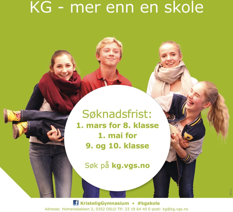 no M55 C KristeligGymnasium #kgskole Adresse: