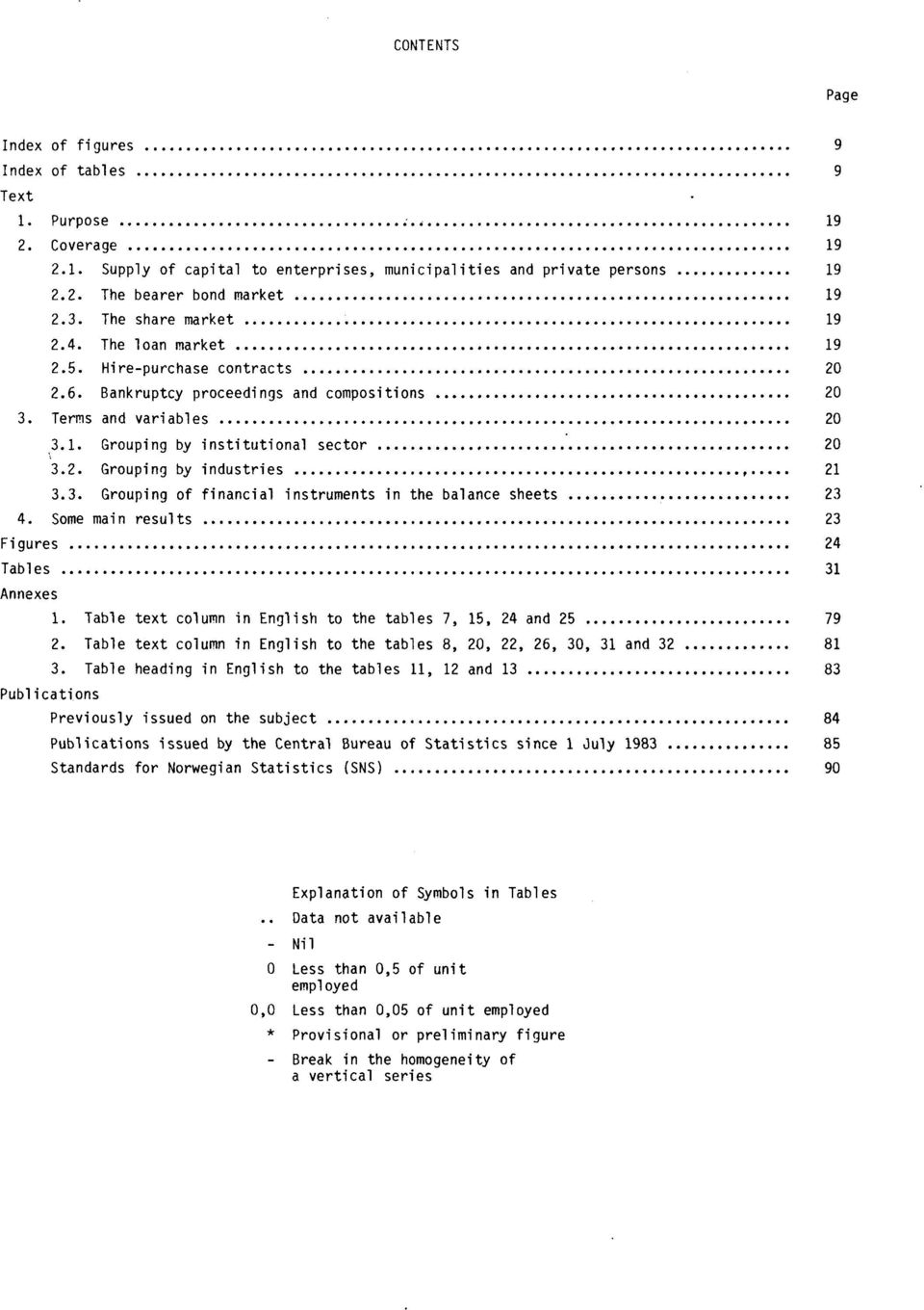 3. Grouping of financial instruments in the balance sheets 23 4. Some main results 23 Figures 24 Tables 31 An Publications 1. Table text column in English to the tables 7, 15, 24 and 25 79 2.