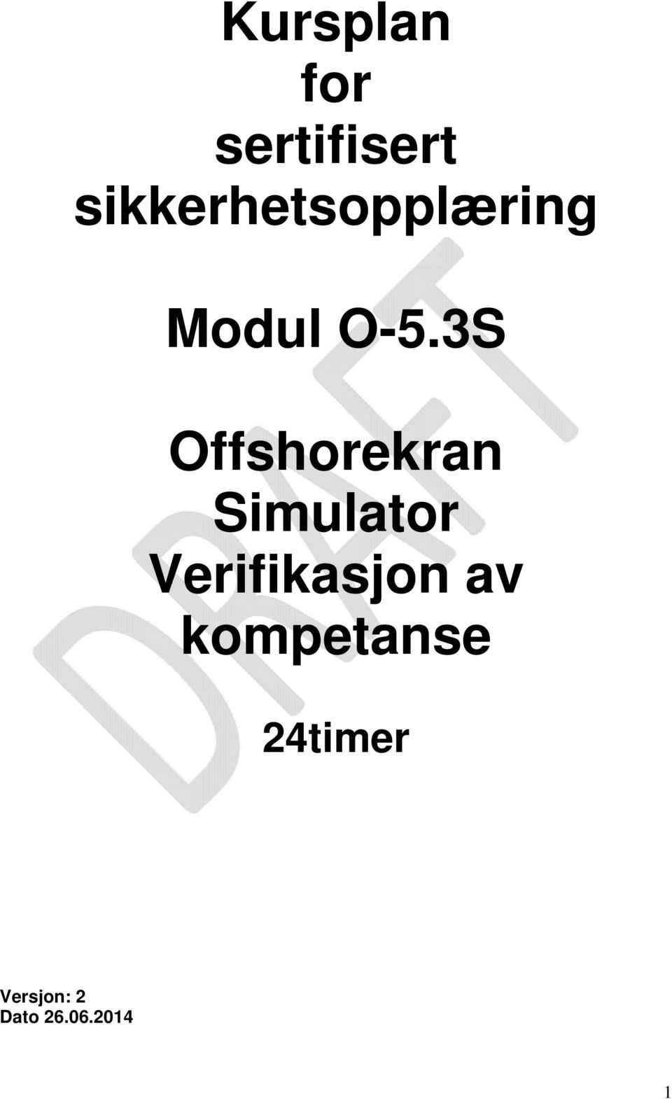 3S Offshorekran Simulator