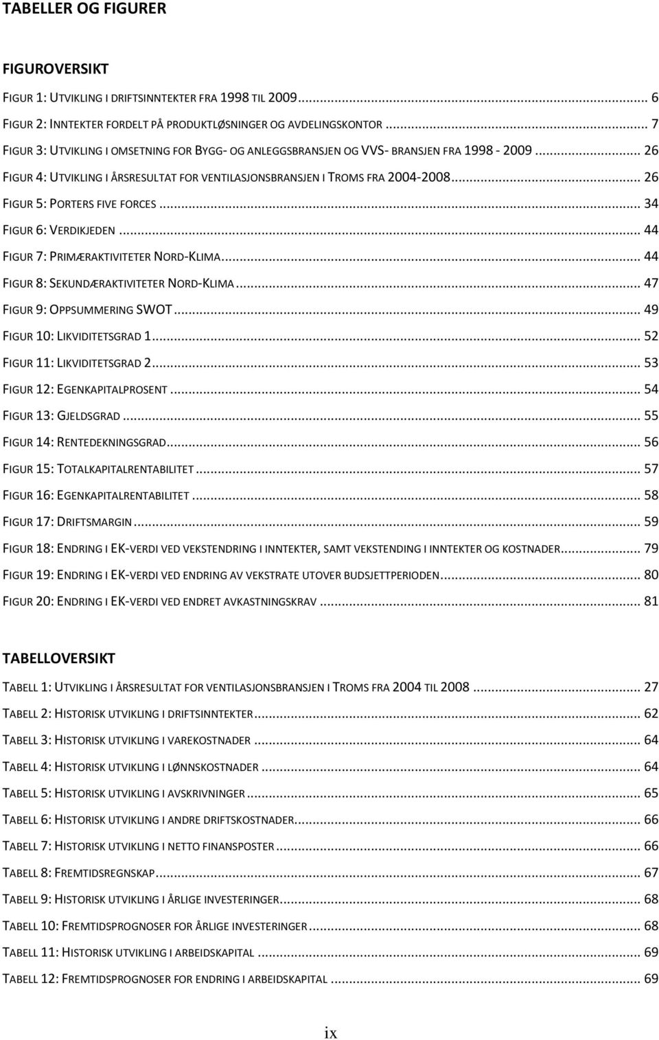 .. 26 FIGUR 5: PORTERS FIVE FORCES... 34 FIGUR 6: VERDIKJEDEN... 44 FIGUR 7: PRIMÆRAKTIVITETER NORD-KLIMA... 44 FIGUR 8: SEKUNDÆRAKTIVITETER NORD-KLIMA... 47 FIGUR 9: OPPSUMMERING SWOT.