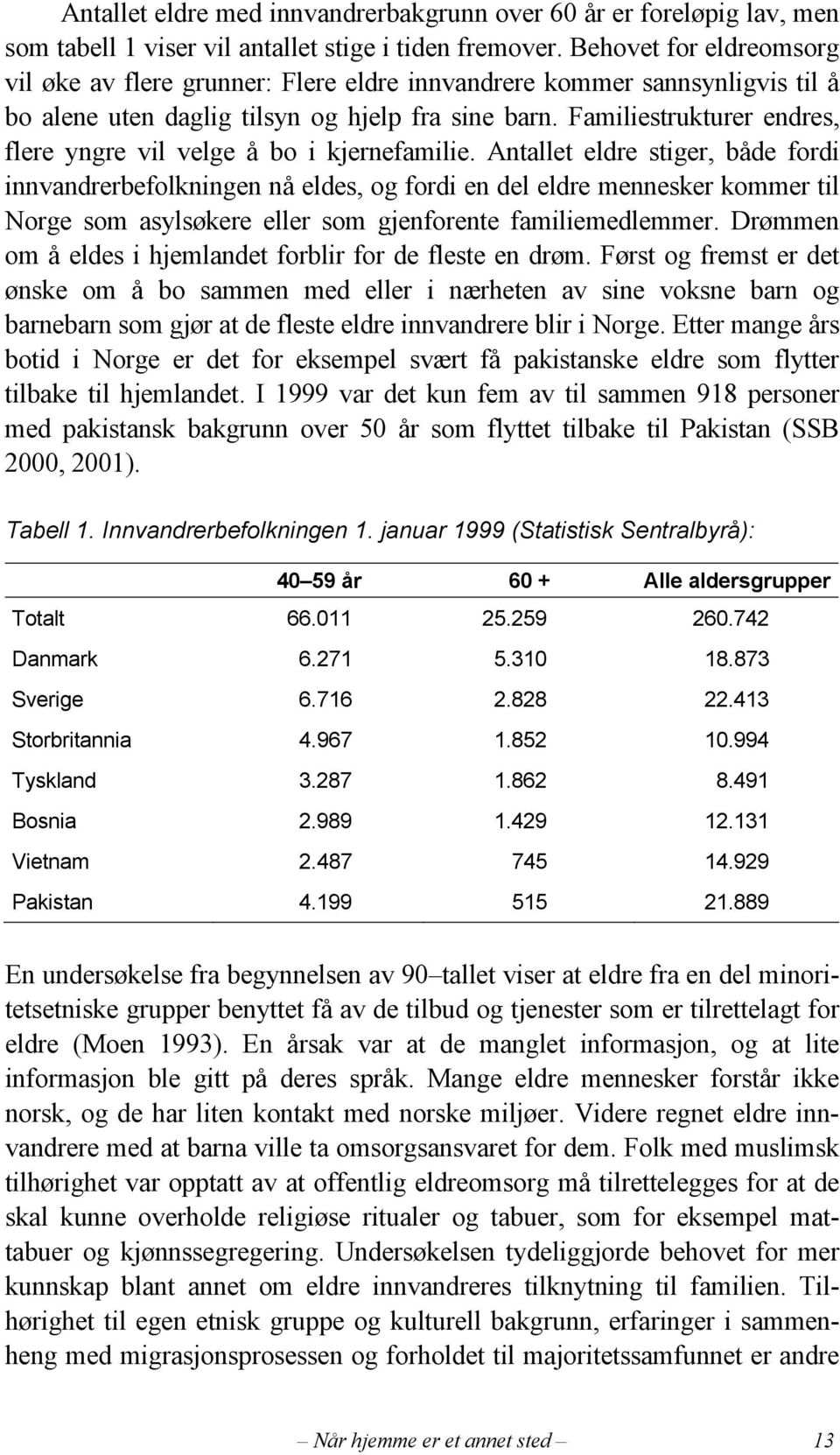 Familiestrukturer endres, flere yngre vil velge å bo i kjernefamilie.