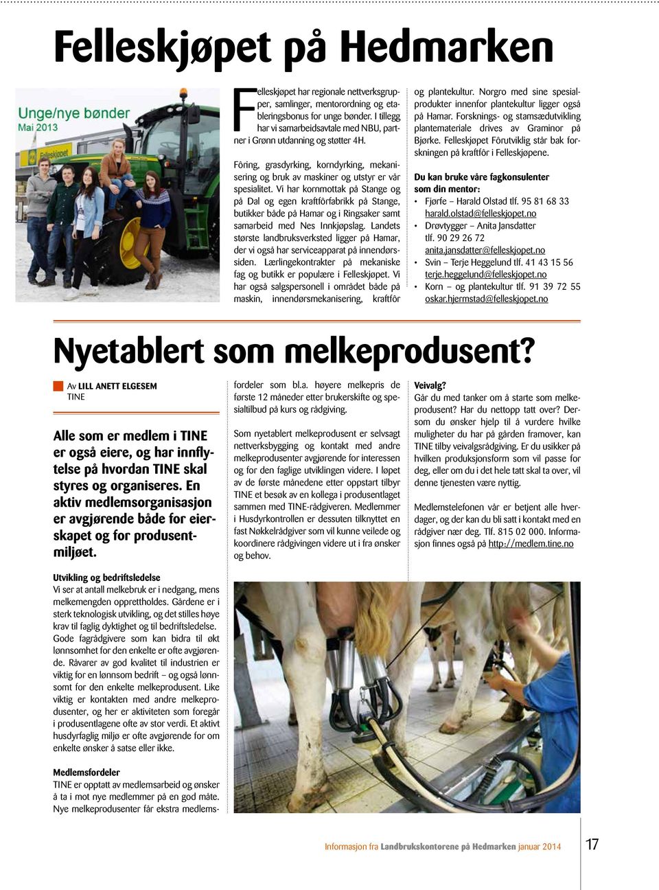 Vi har kornmottak på Stange og på Dal og egen kraftfôrfabrikk på Stange, butikker både på Hamar og i Ringsaker samt samarbeid med Nes Innkjøpslag.