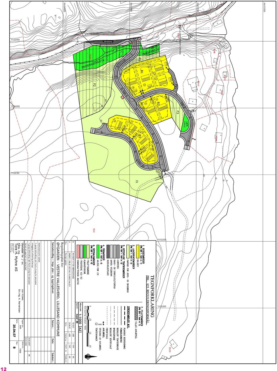 10x48m 1 SNØ Vei 3 21 SIKT 10x48m J1 TEGNFORKLARING PBL. 25.